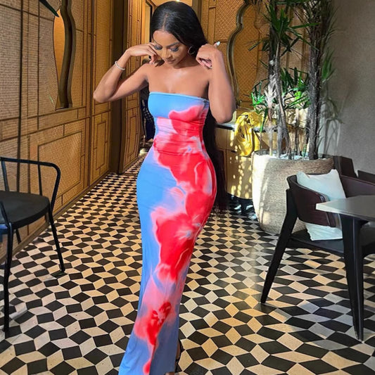 Bloom & Bold Tube Long Dress