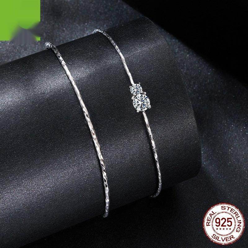 Starlight Shining Moissanite Bracelet - Subtle Shine Jewelry Co.