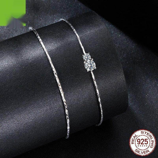 Starlight Shining Moissanite Bracelet - Subtle Shine Jewelry Co.