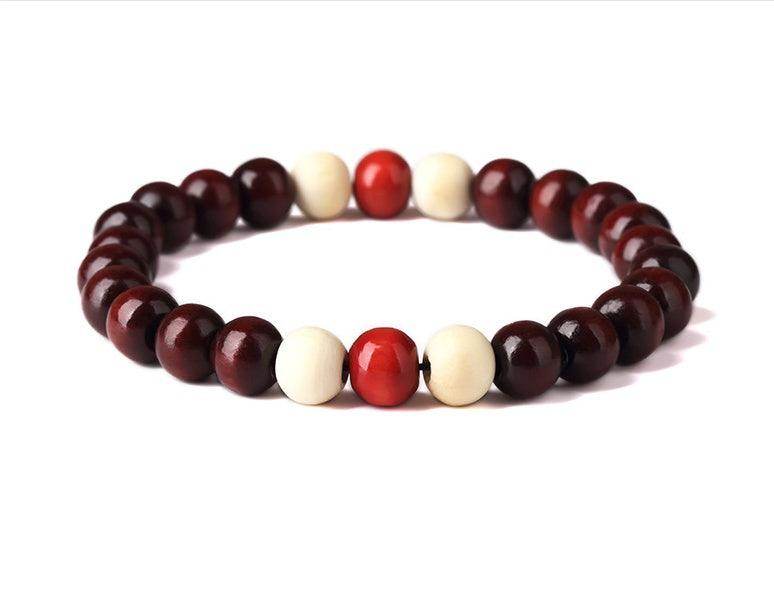 Men’s Natural Beaded Root Bracelet - Subtle Shine Jewelry Co.