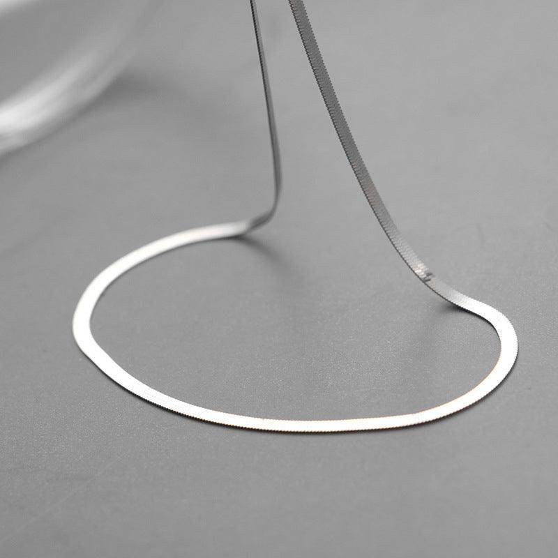 Minimalist Silver & Gold Herringbone Necklaces - Subtle Shine Jewelry Co.