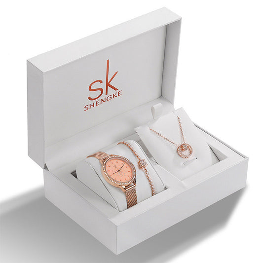 Eternal Shine Jewelry Set with Watch