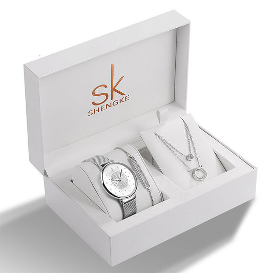 Eternal Shine Jewelry Set with Watch