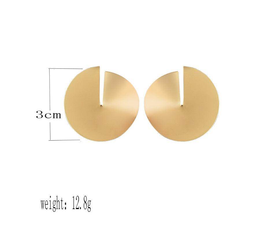 Round Scenery Stud Earrings - Subtle Shine Jewelry Co.