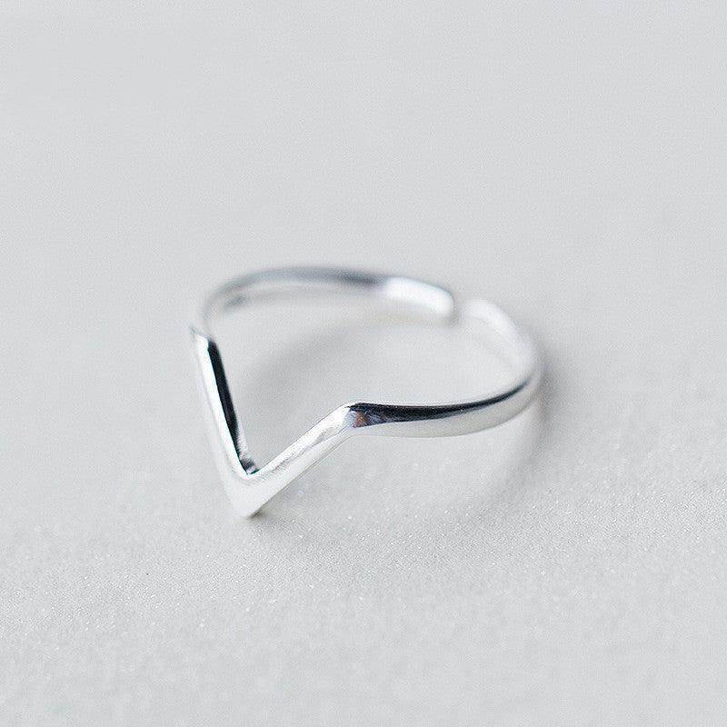 Silver Minimalist Geometric Ring - Subtle Shine Jewelry Co.