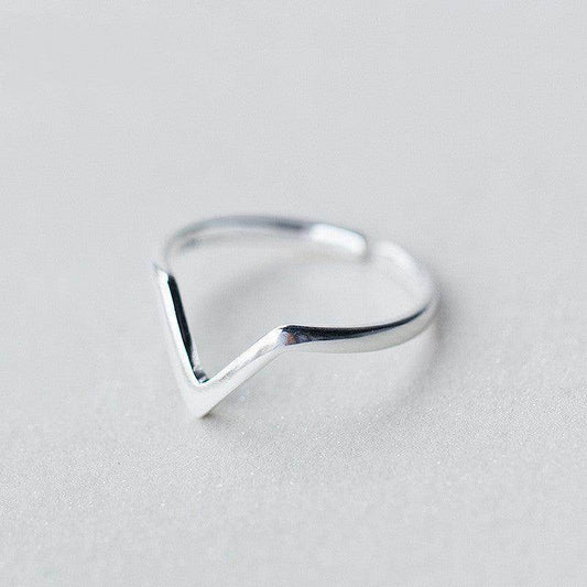 Silver Minimalist Geometric Ring - Subtle Shine Jewelry Co.