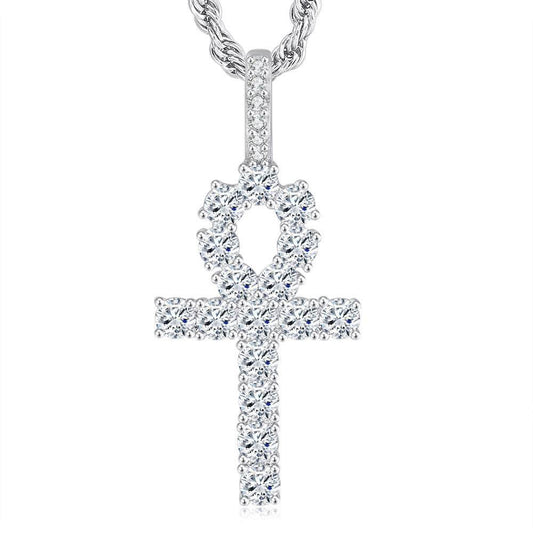 Divine Ankh & Cross Necklace - Subtle Shine Jewelry Co.