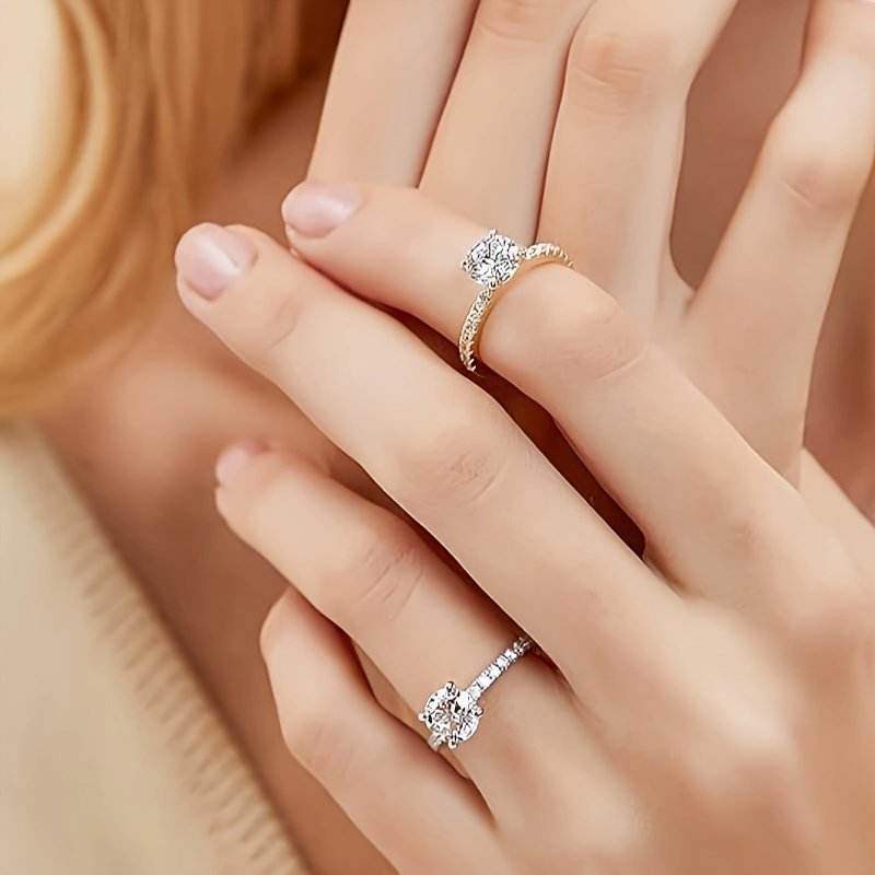 1.25 Carat Round Solitaire Halo Ring - Subtle Shine Jewelry Co.