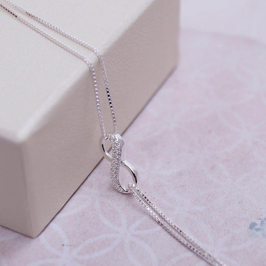 Infinity Silver Lucky Bracelet - Subtle Shine Jewelry Co.