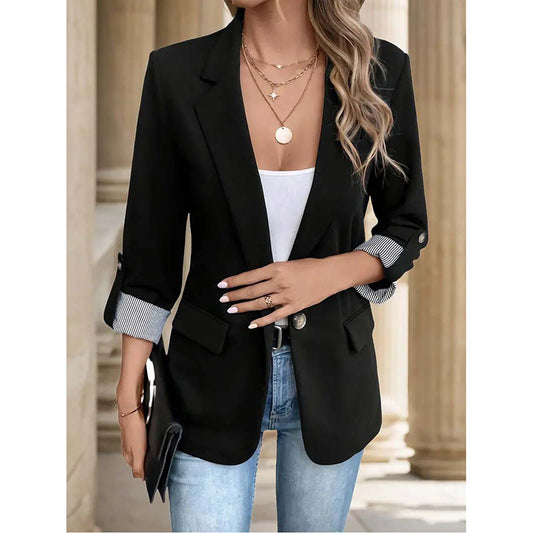Casual Open Front Blazer