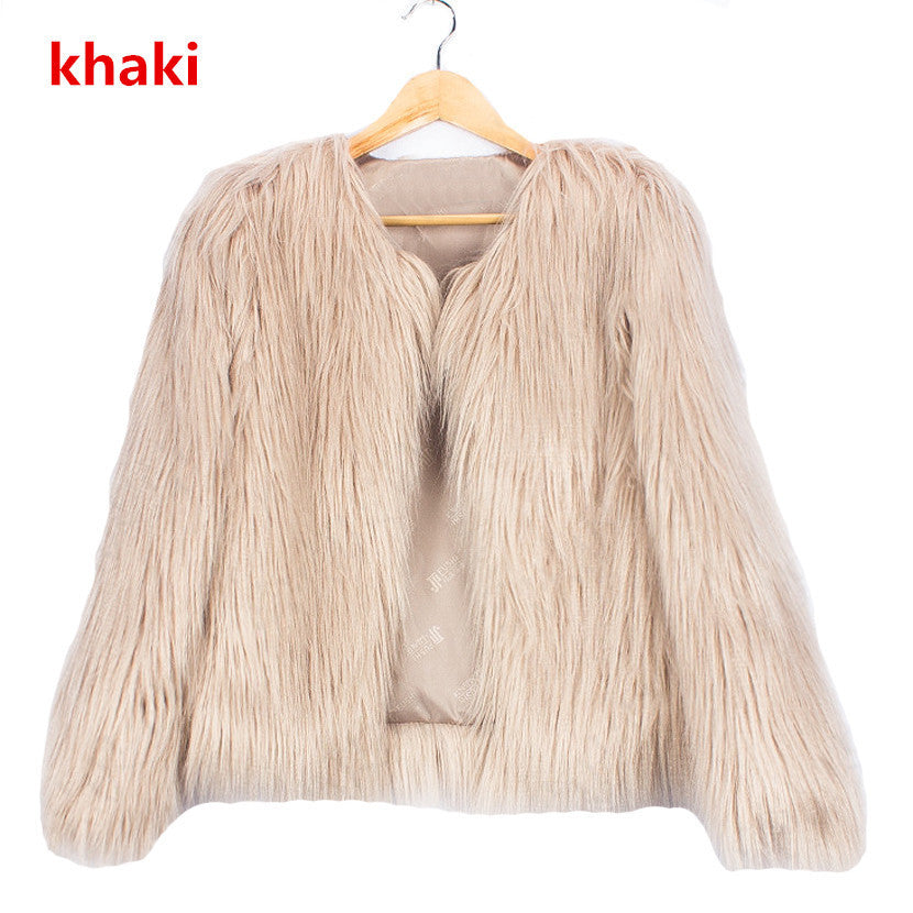 Subtle Shine Fur Coat