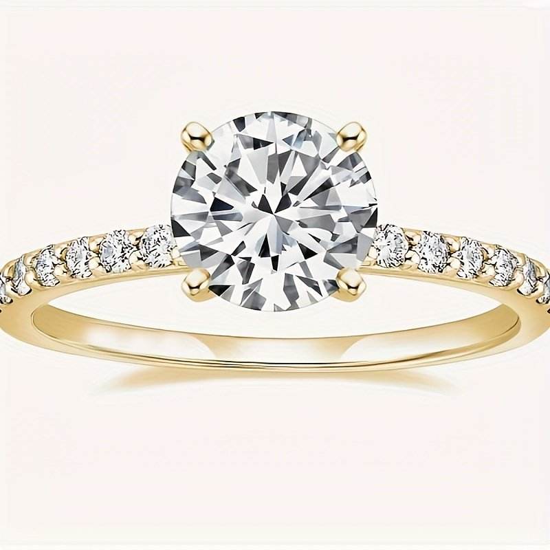 1.25 Carat Round Solitaire Halo Ring - Subtle Shine Jewelry Co.