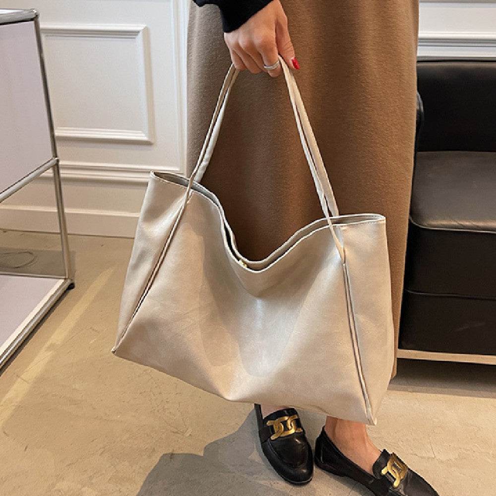 Retro Women's Oversized Tote Shoulder Handbag - Subtle Shine Jewelry Co.