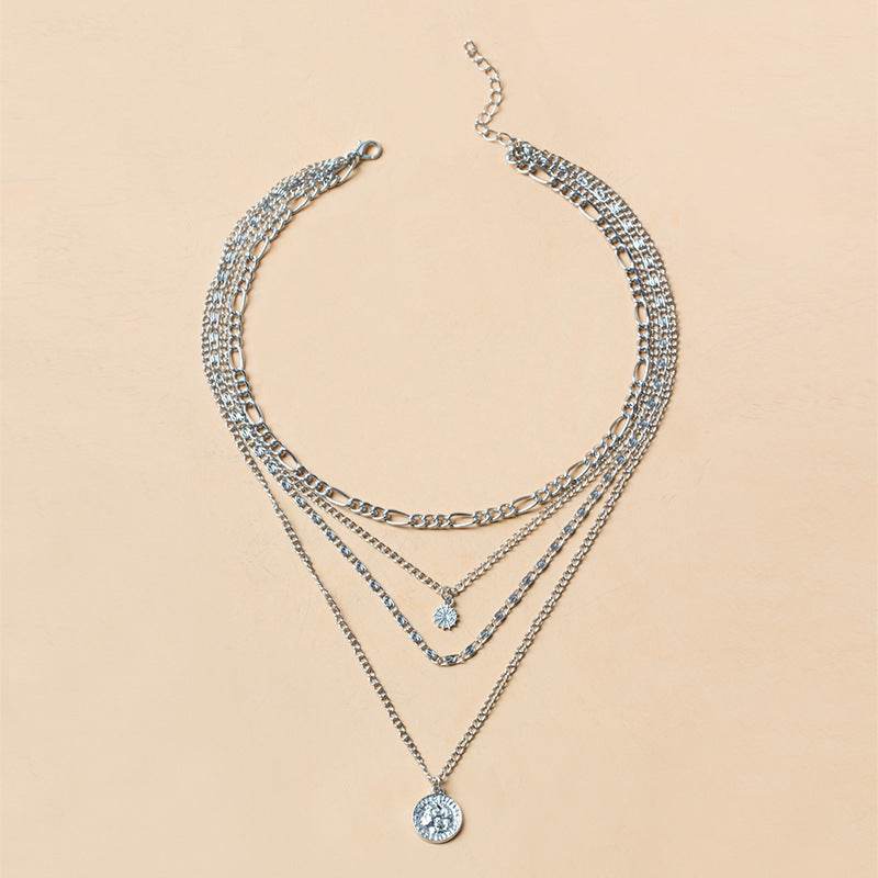 Chunky Layered Charm Necklace - Subtle Shine Jewelry Co.