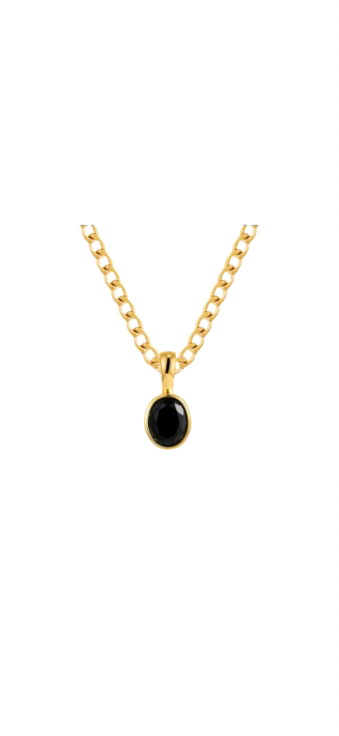 18K Spectrum Ice Gem Cuban Link Gold Necklace