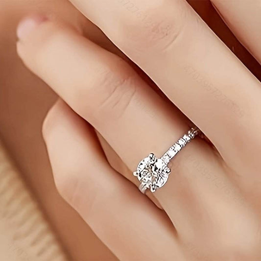 1.25 Carat Round Solitaire Halo Ring - Subtle Shine Jewelry Co.