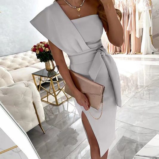 Solene Wrap Fit Dress