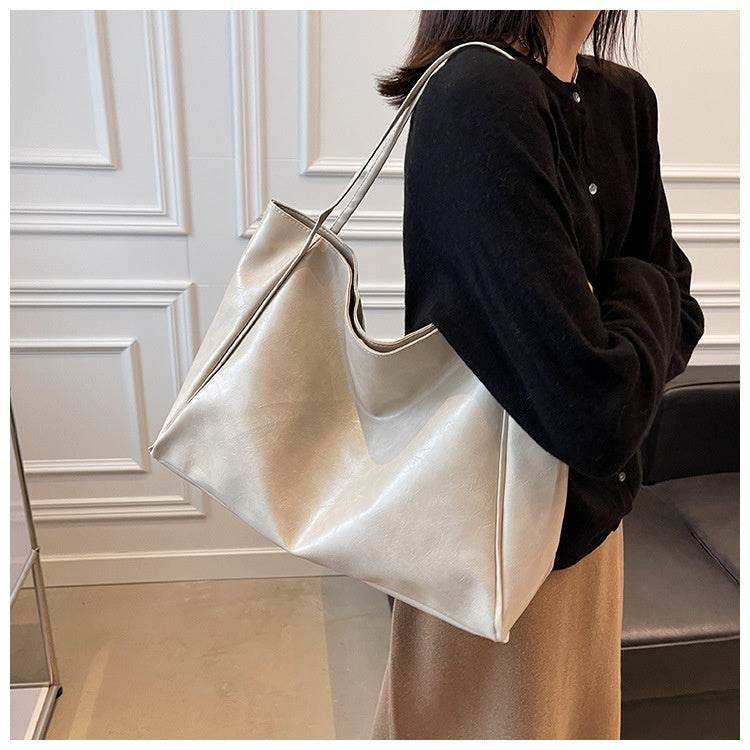 Retro Women's Oversized Tote Shoulder Handbag - Subtle Shine Jewelry Co.