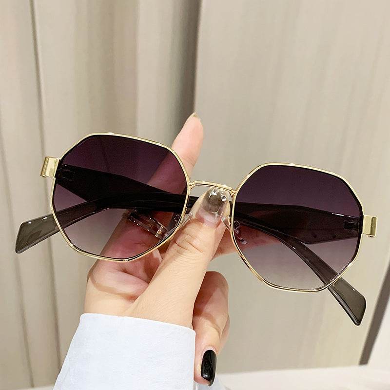 Women's Gold Full Frame Sunglasses - Subtle Shine Jewelry Co.