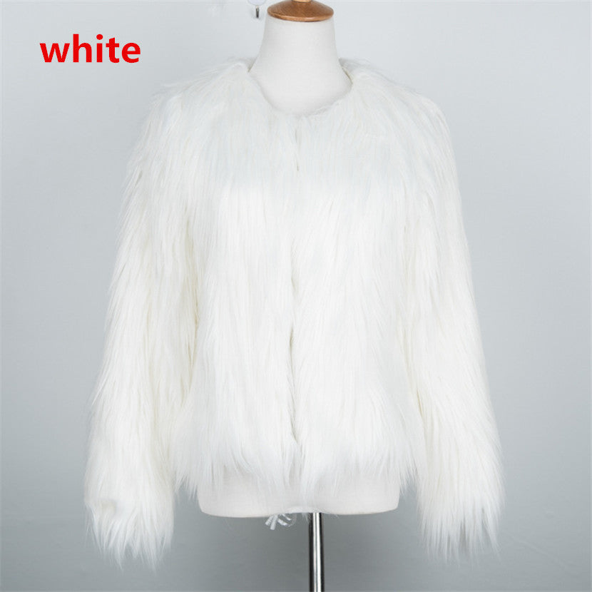 Subtle Shine Fur Coat