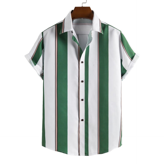 Men’s Coastal Stripe Casual Shirt