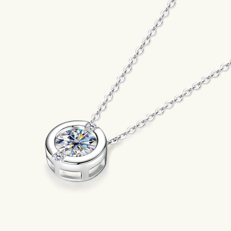 Sparkling Moissanite Necklace - Subtle Shine Jewelry Co.