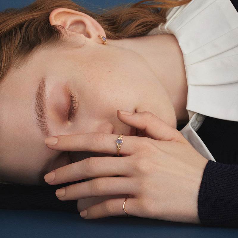 Mystic Aura Sterling Stone Ring - Subtle Shine Jewelry Co.