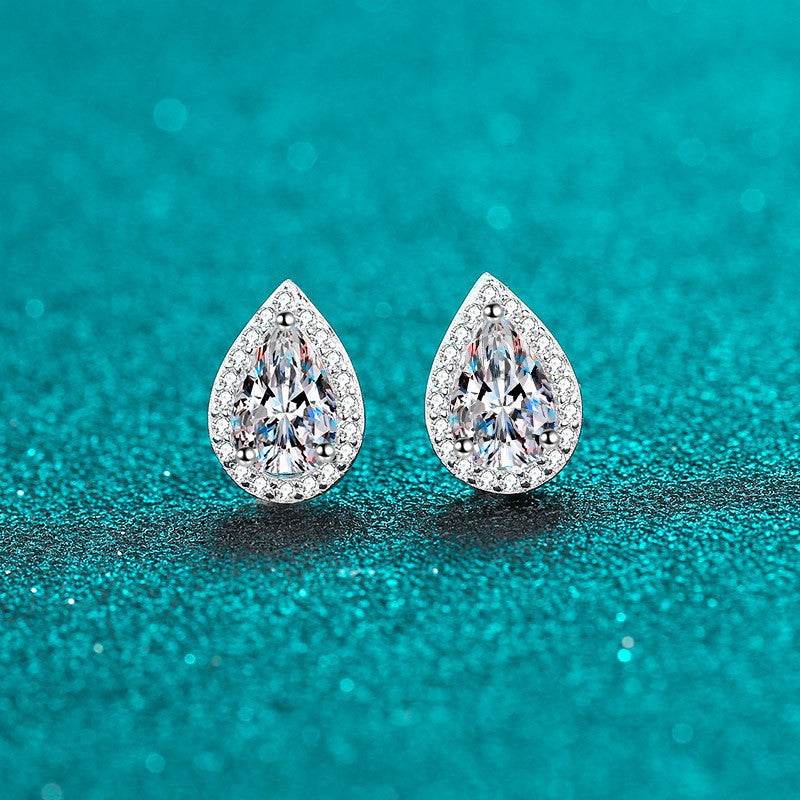 Sparkling 1ct Moissanite Stud Earrings - Subtle Shine Jewelry Co.