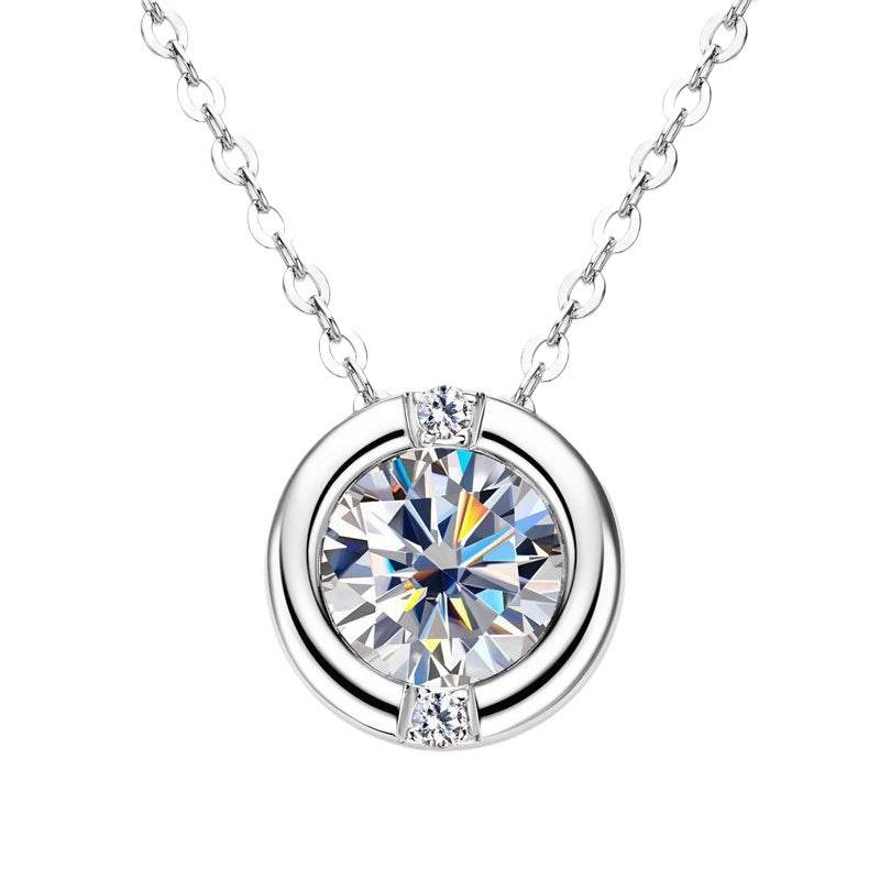 Sparkling Moissanite Necklace - Subtle Shine Jewelry Co.