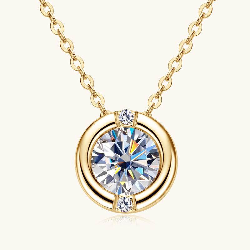 Sparkling Moissanite Necklace - Subtle Shine Jewelry Co.