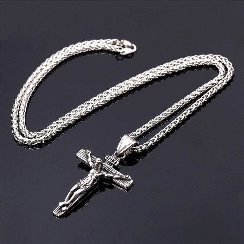 Men's Gold-Plated Cross Necklace - Subtle Shine Jewelry Co.