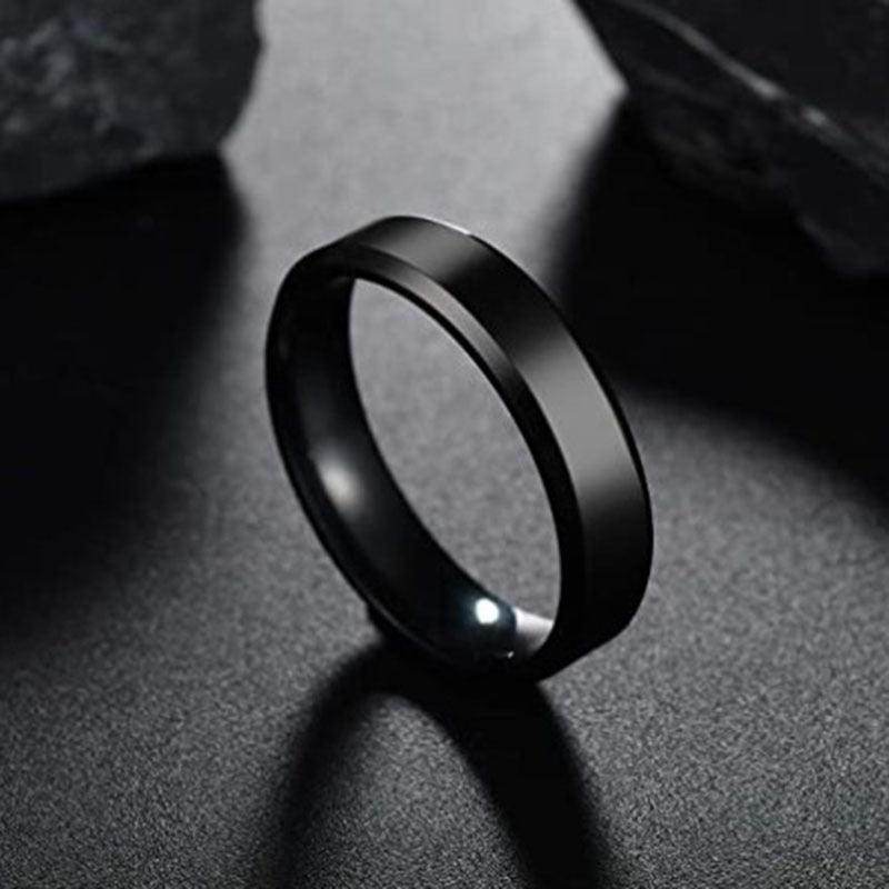 Titanium Steel Men's Wedding Black, Silver & Gold Wedding Bands - Subtle Shine Jewelry Co.