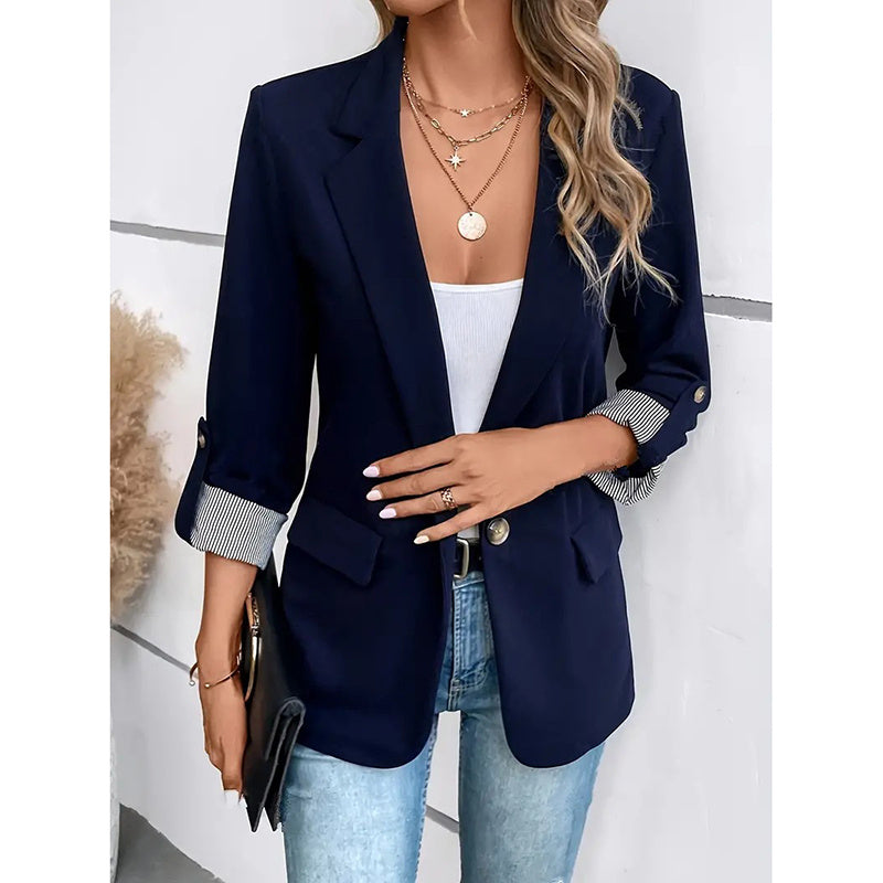 Casual Open Front Blazer