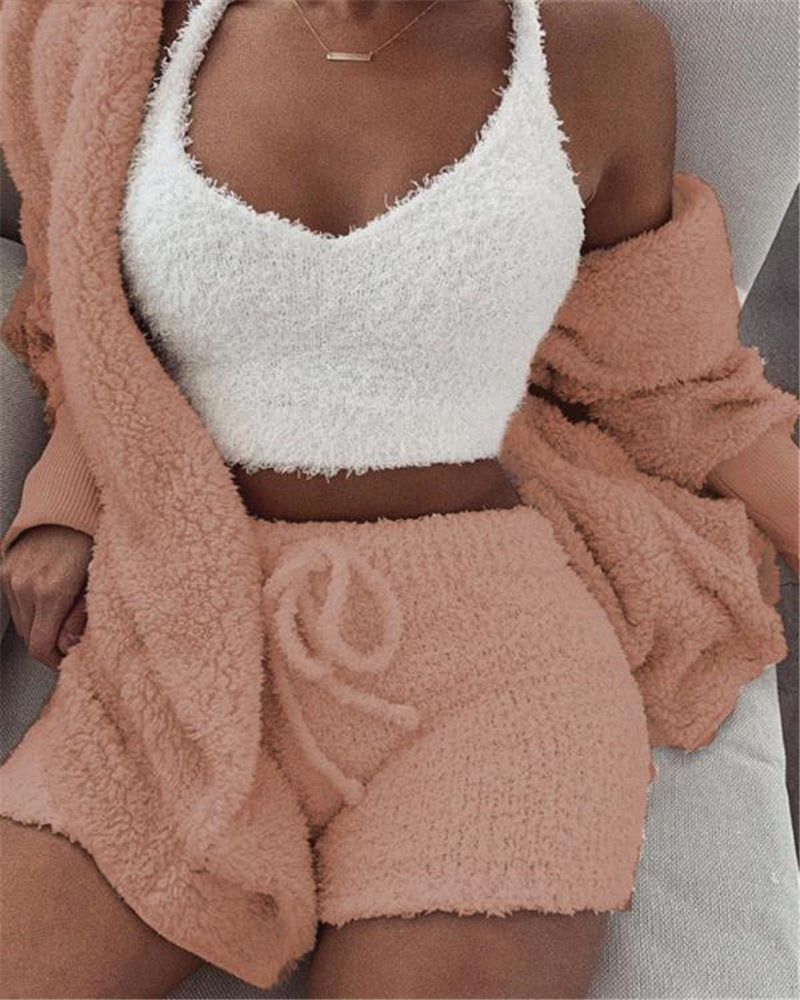 3 Piece Lounge Short Set