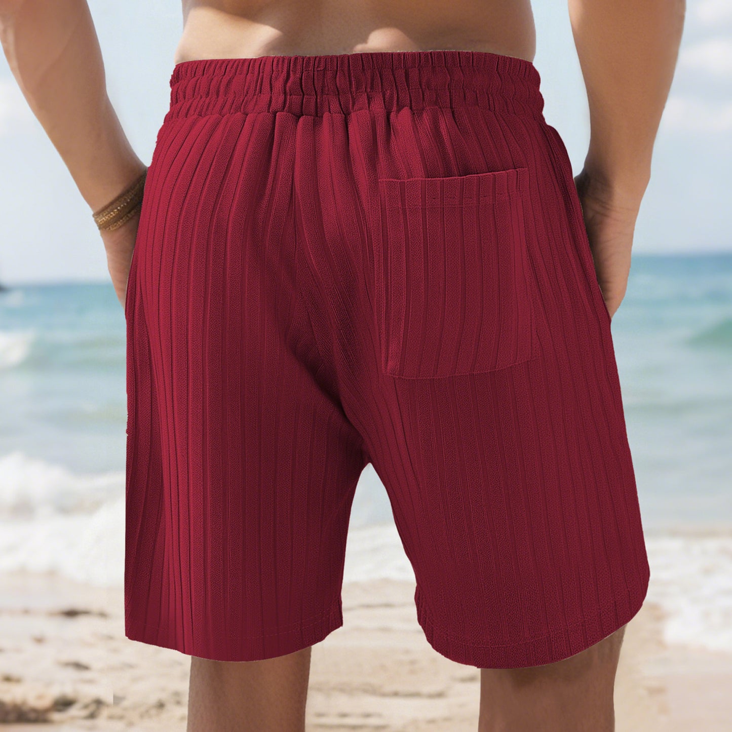 Men's Color-Striped Shorts