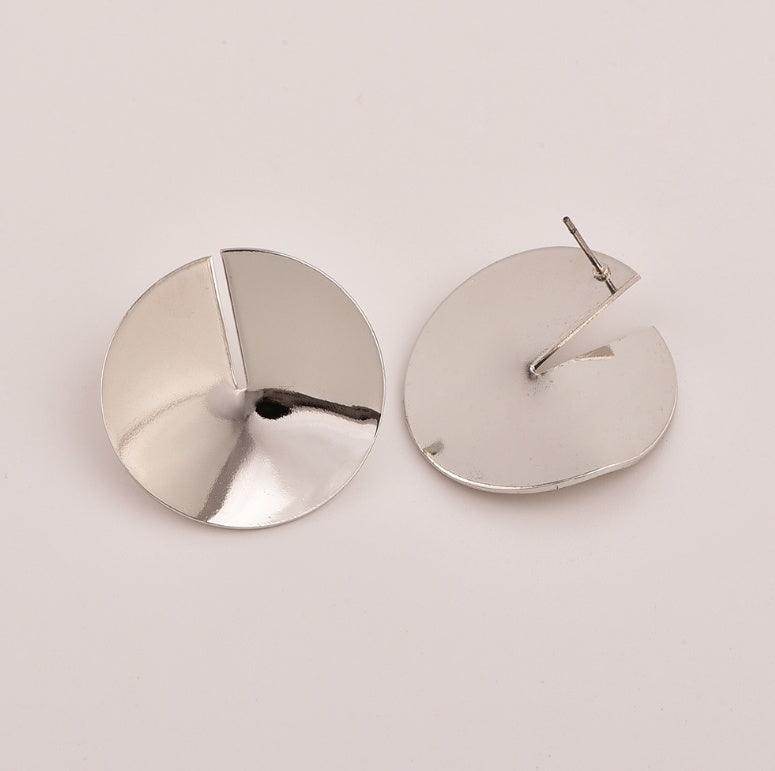 Round Scenery Stud Earrings - Subtle Shine Jewelry Co.
