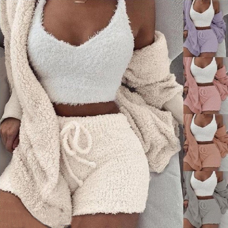 3 Piece Lounge Short Set