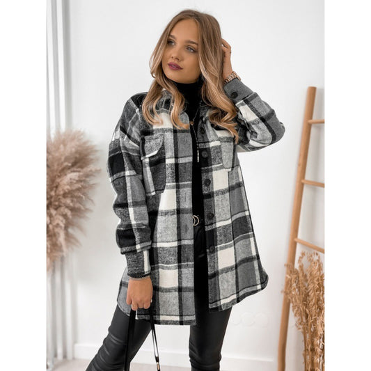 Plaid Printed Jacket