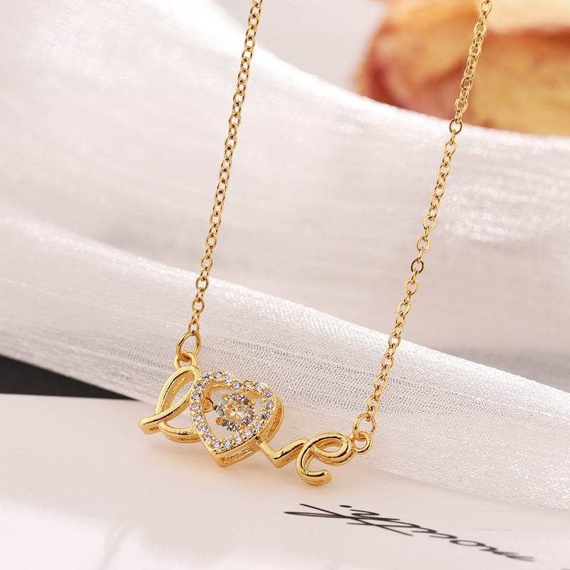 Silver Titanium Love Necklace - Subtle Shine Jewelry Co.