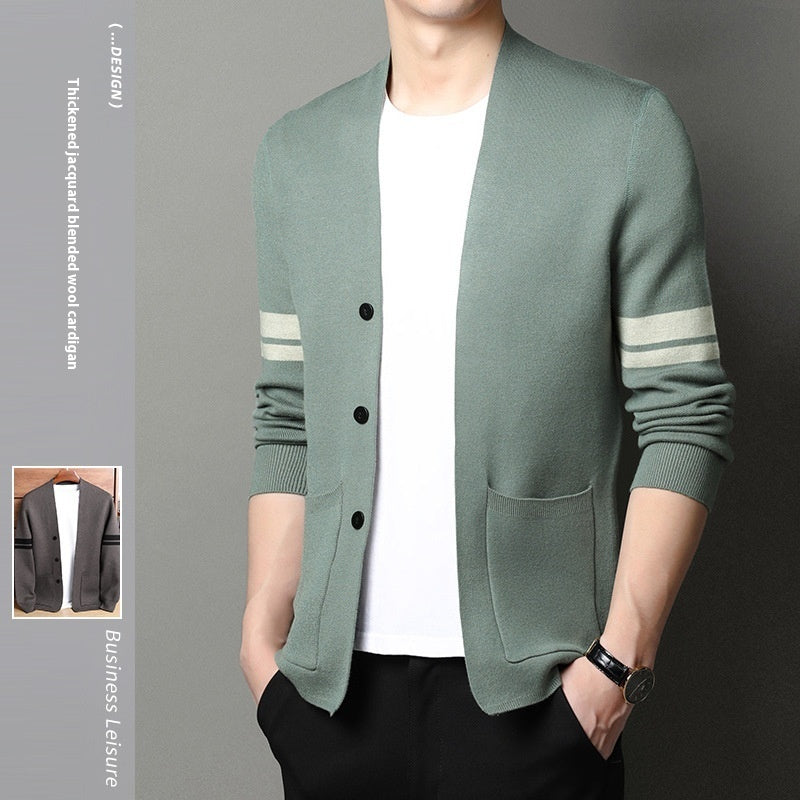 Men’s Blended Jacquard Sweater