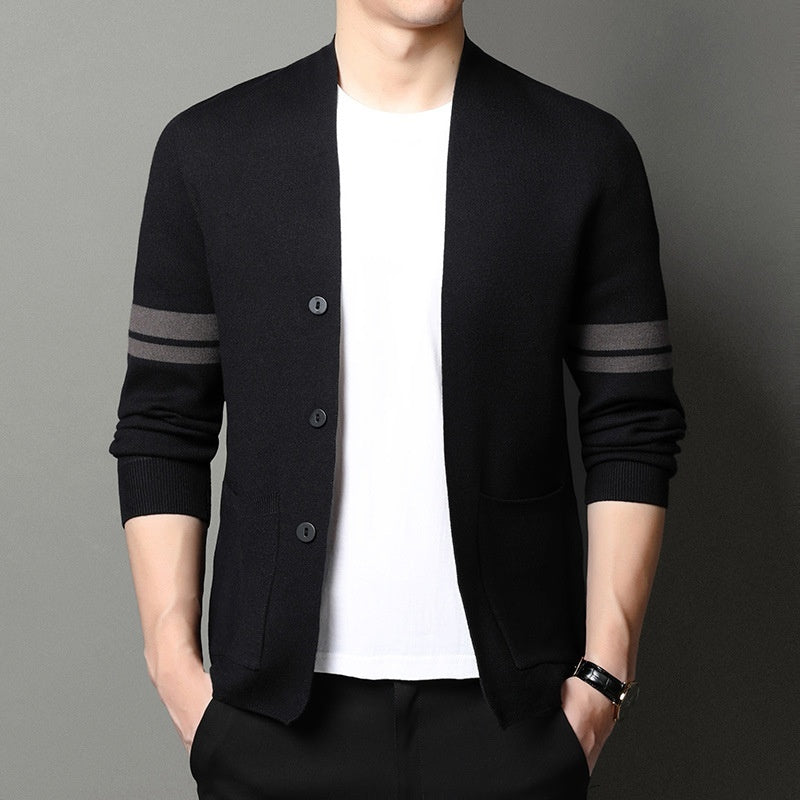 Men’s Blended Jacquard Sweater