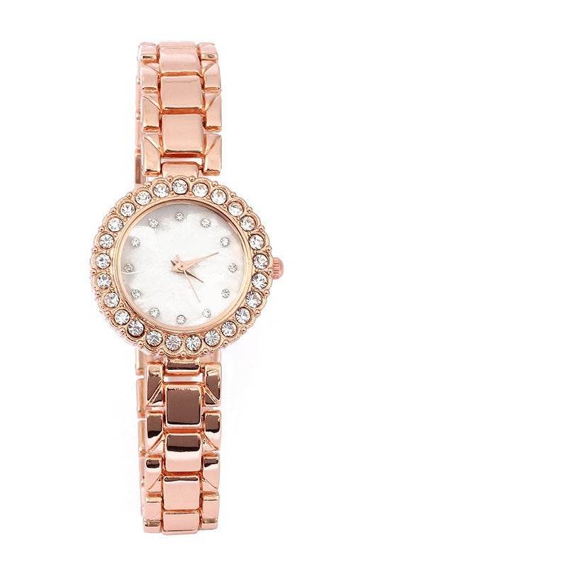 Women's Rose Gold and Silver Watch + Bracelet Set - Subtle Shine Jewelry Co.