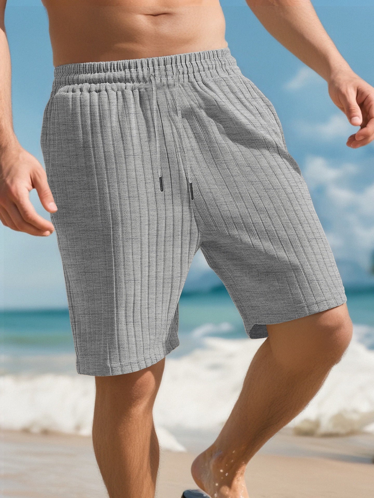 Men's Color-Striped Shorts