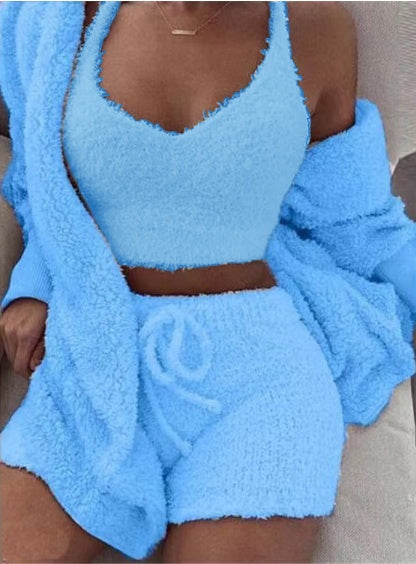 3 Piece Lounge Short Set