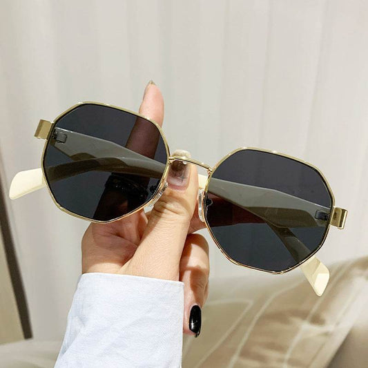 Women's Gold Full Frame Sunglasses - Subtle Shine Jewelry Co.