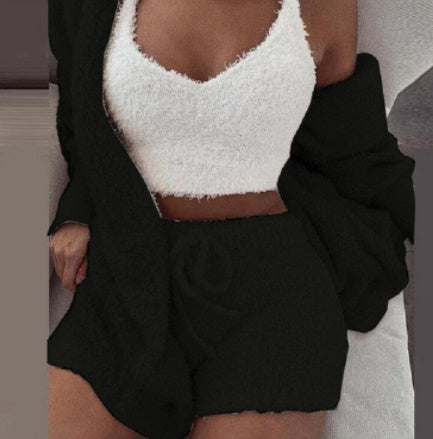 3 Piece Lounge Short Set