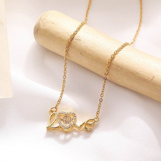 Silver Titanium Love Necklace - Subtle Shine Jewelry Co.