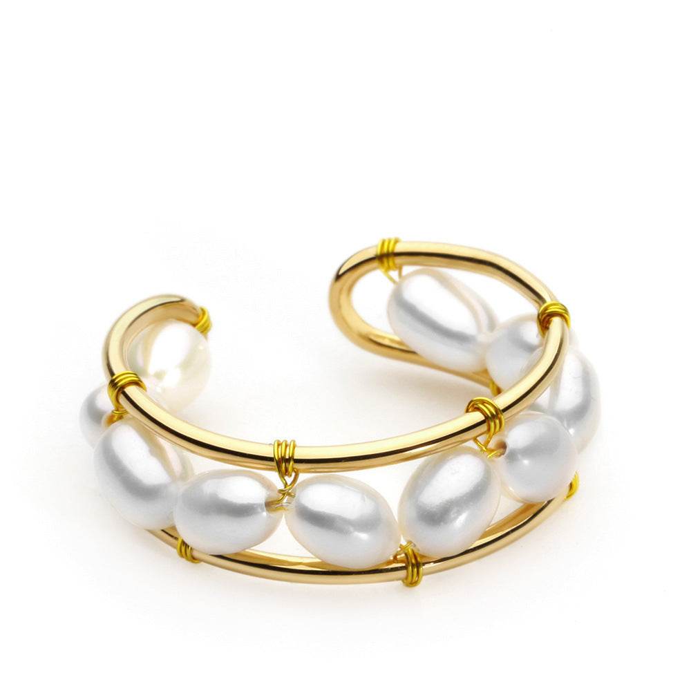 Pearl Copper Ring - Subtle Shine Jewelry Co.