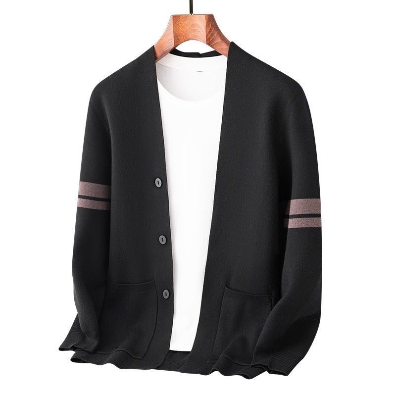 Men’s Blended Jacquard Sweater