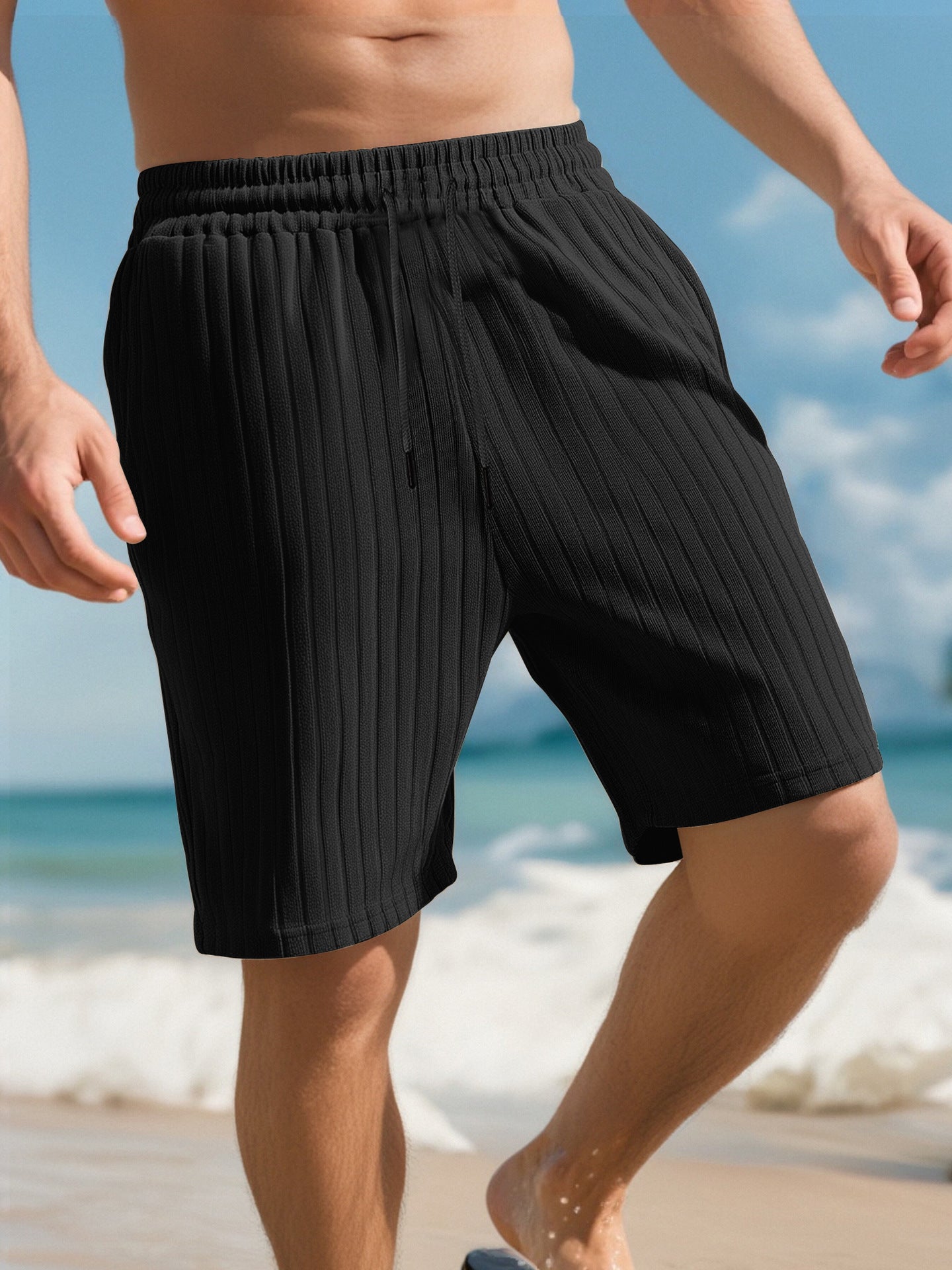 Men's Color-Striped Shorts
